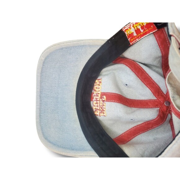 Pulp Fiction Faded Denim Miramax Official Adjustable Dad Baseball Cap Hat - Picture 6 of 9